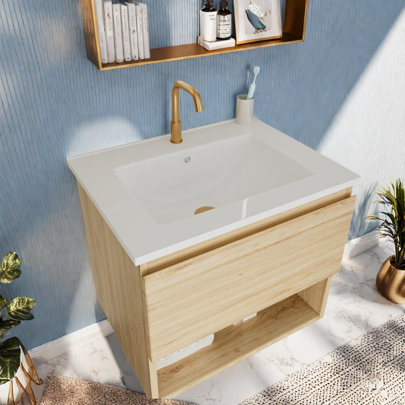 Wall Mounted With Ceramic Top