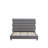 Luxury 60-Inch Asymmetrical High-Back Linen Upholstered Platform Bed - Memory Foam Compatible, No Box Spring Needed | Elevate Your Bedroom with Contemporary Style & Restful Comfort-94914998-94914999