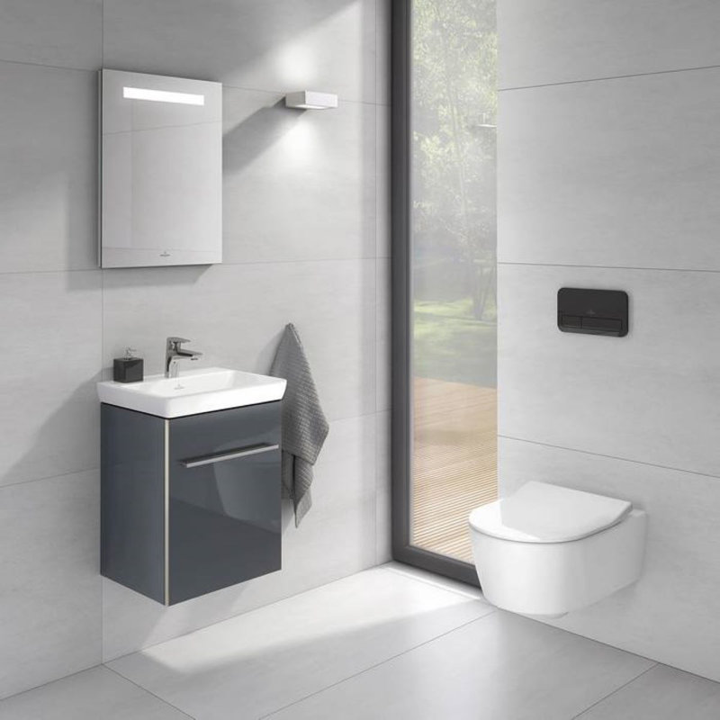 ViConnect Flush Plate M200, Glossy Black