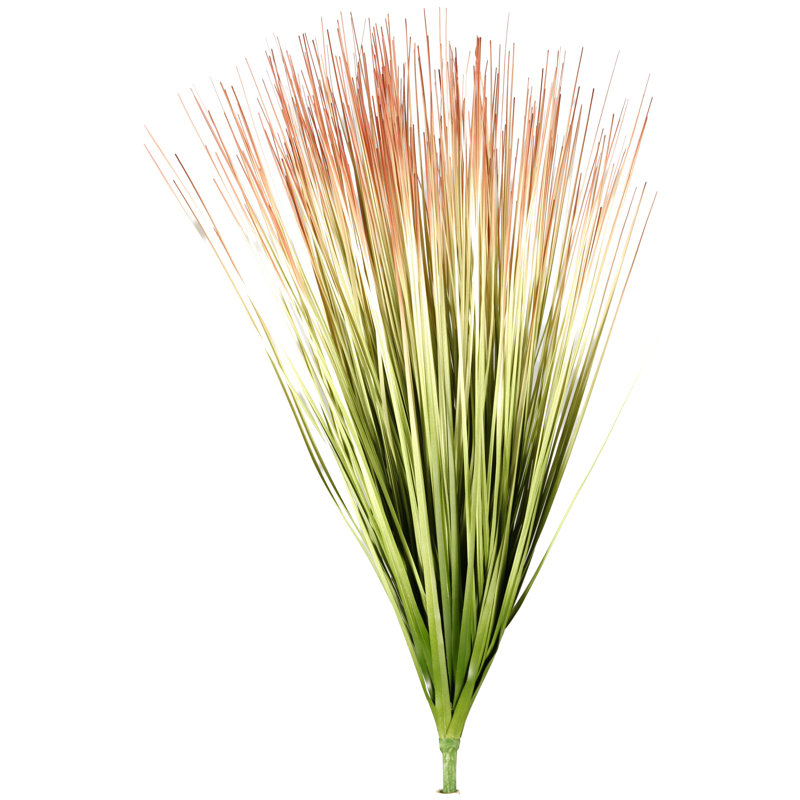 Herbe succulente artificielle, H 26 po x l 8 po x P 8 po, Brun