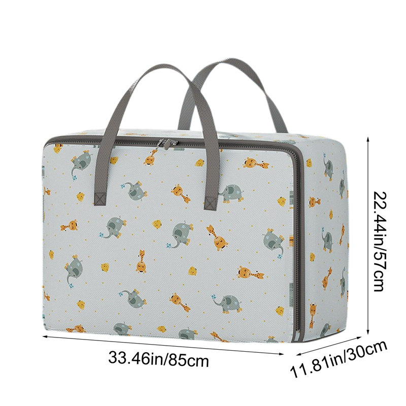 Heavy Duty Storage With Reinforced Handles Extra Large Storage Bags For Clothes Tote Bag Thickened Double Zipper For Space Saving Travel