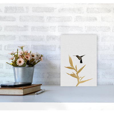 Hummingbird & Flower II - Print