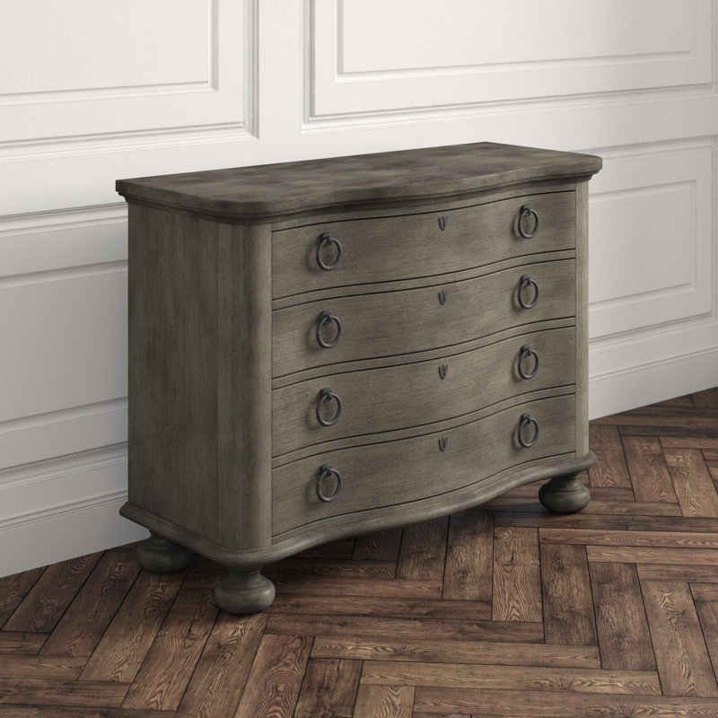 Oyster Bay 4 - Drawer Dresser, Pelican Gray