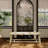 Farmhouse Modern Solid Wood Rattan Bench-634086198