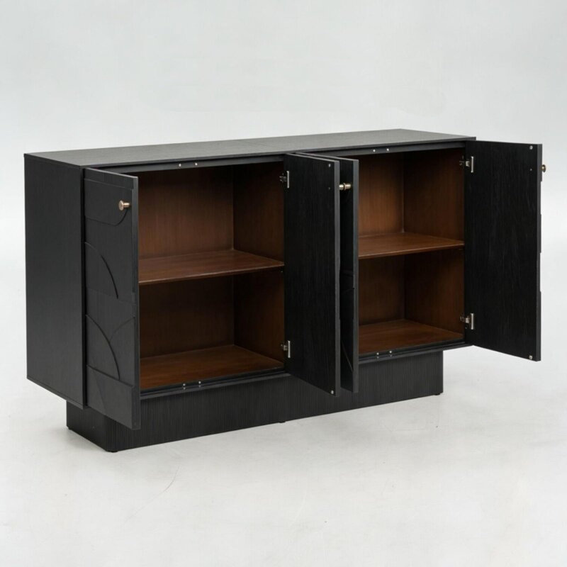Buffet de rangement Creative relief design, H 42,51 po x l 70,86 po x P 19,68 po