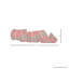 4'' Striped Fabric Ribbon