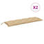 Ensemble de coussins de banc de jardin 2 pièces Red Barrel Studio®-1281358068-1281358066