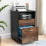 Classeur mobile 2 tiroirs 15,75 po de large Cooleemee (ensemble de 2)