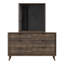 Ensemble commode et miroir 2 pièces Lujuan