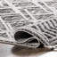 Tapis treillis Rachelle pour le salon, la chambre et la cuisine, gris / blanc cassé-968405257