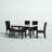 Navi Marble Top Four Leg Dining Set