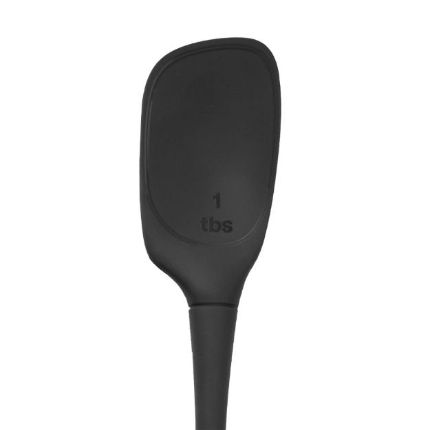 Flex-Core All Silicone Deep Spoon - Black