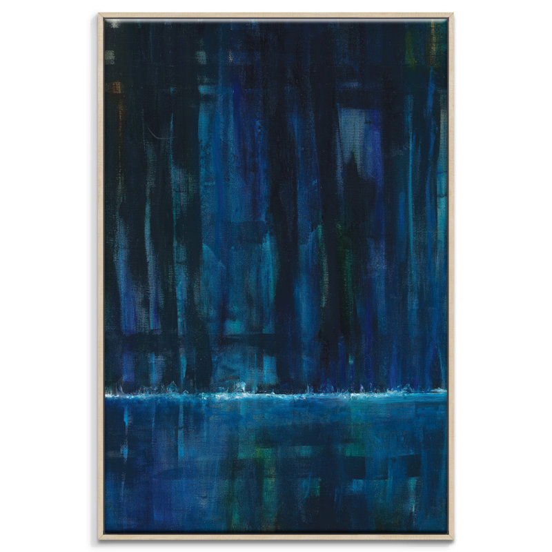 Patricia Baliviera - Painting on Canvas, Timber Floater Frame