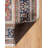 Breedlove Traditional Machine Woven Flatweave Red and Navy Area Rug with Non Skid Backing-1982013032
