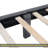 Teddy Fleece Queen Size Upholstered Platform Bed With Drawer-2135583221