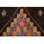 Tapis de couloir oriental géométrique marocain noué à la main 3 x 13