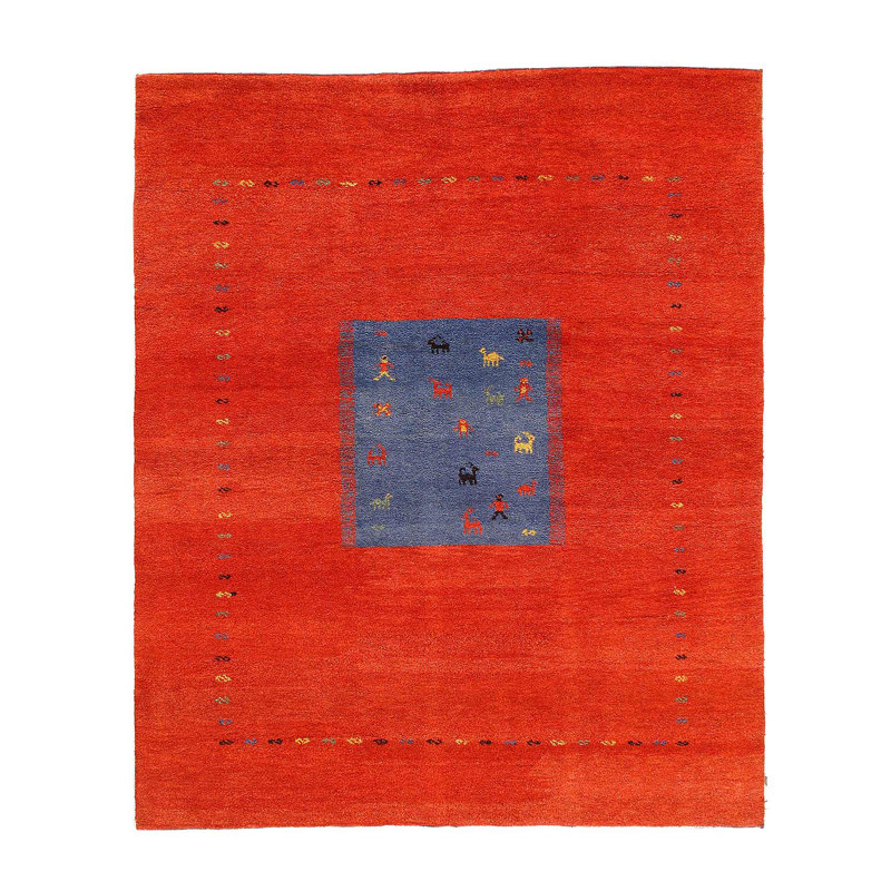 Tapis unique rouge 6 pi 1 po x 8 pi 3 po Rolando