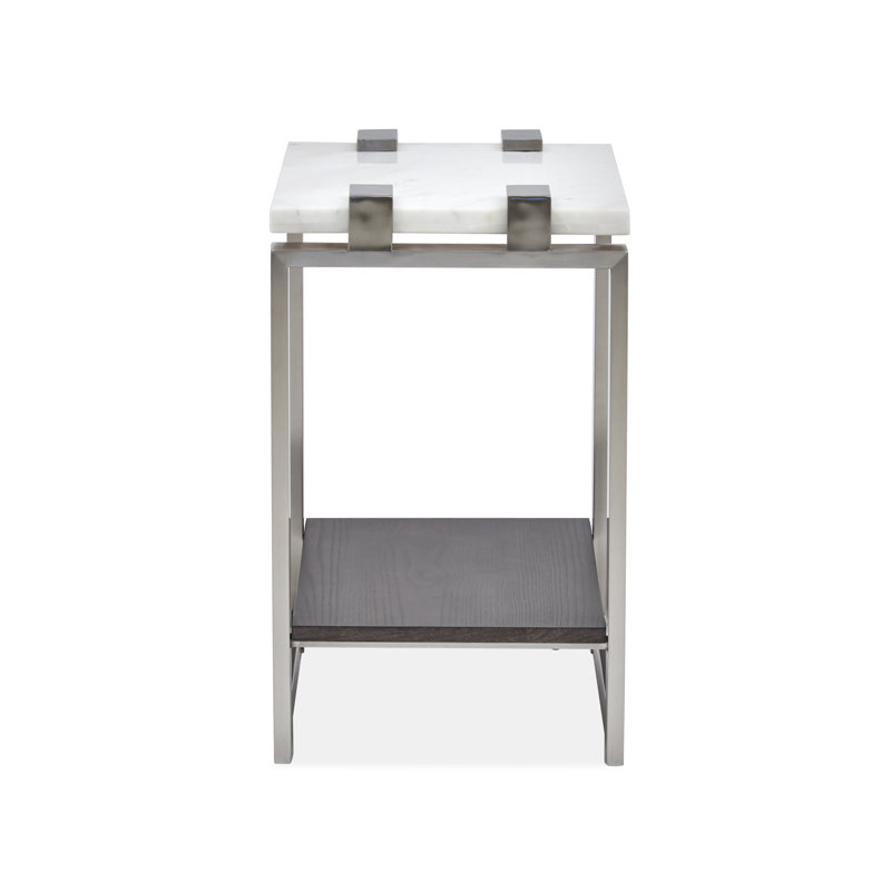 Anyila Marble Top End Table