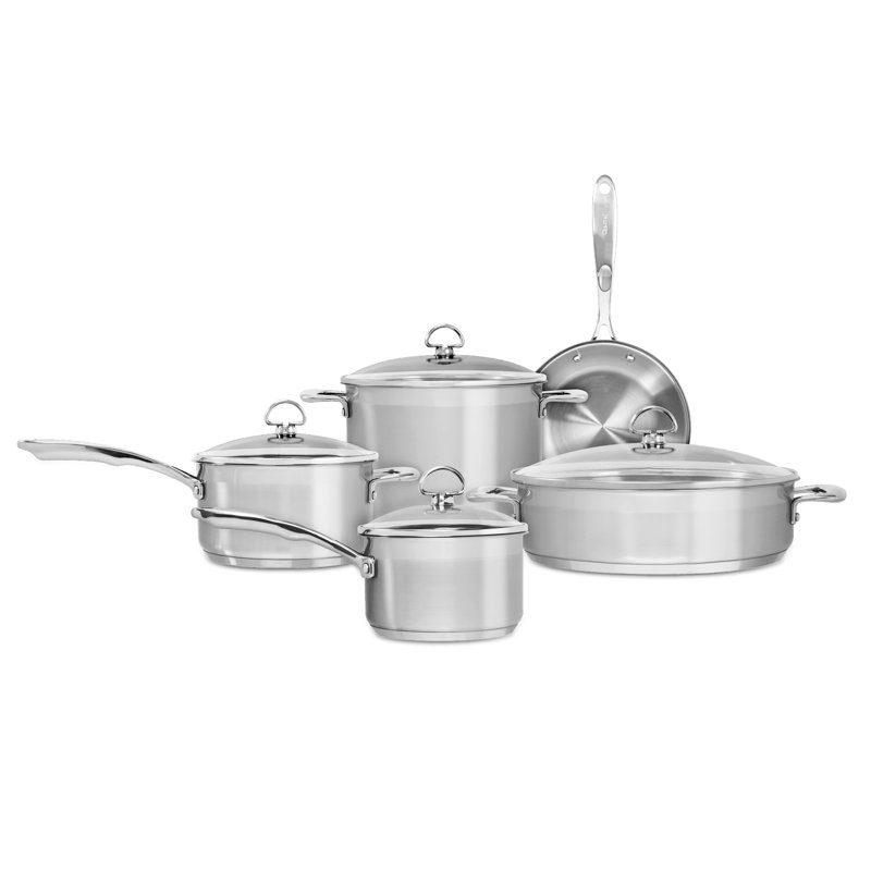 9 - Piece Stainless Steel Cookware Set