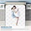 Grand matelas hybride à ressorts ensachés moyen en mousse à mémoire de forme 14 po Larksville-88203286