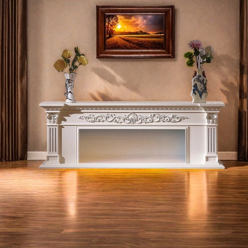 Aliabbas, 27.55" H x 78.74" W x 12.99" D, White