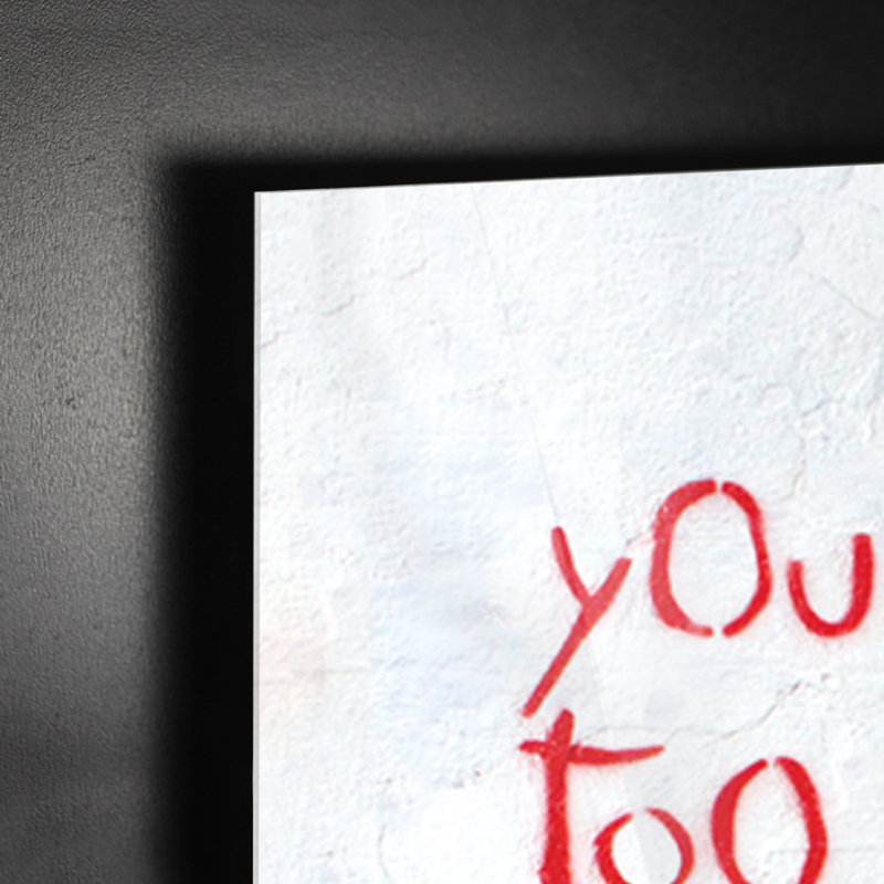 Never Too Young by Banksy - Square Painting