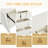 4-Drawer Storage Nightstand-1281181102