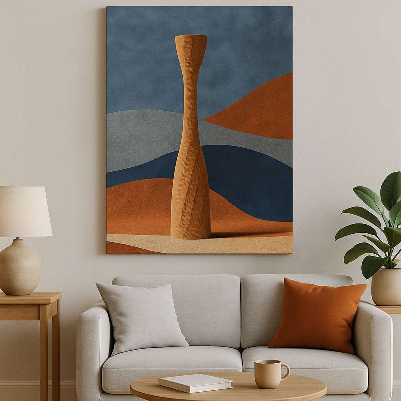 Superbe peinture sur toile décorative de 19,7 po x 27,6 po | 100% toile avec cadre 100% bois (épaisseur: 0,8 x 1,2 pouces) | Parfaite pour le salon, la chambre à coucher ou le bureau, cette œuvre d'art élégante convient à tout espace