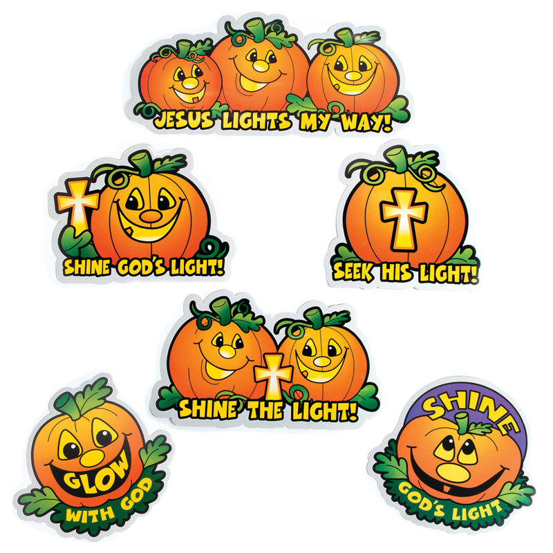 «Christian Pumpkin Cutouts» en carton
