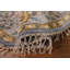Tapis bleu traditionnel octogonal 6 x 6