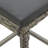 Wildon Home® 5 Piece Patio Bar Set Black Solid Wood Acacia And Poly Rattan-983840897-983840896