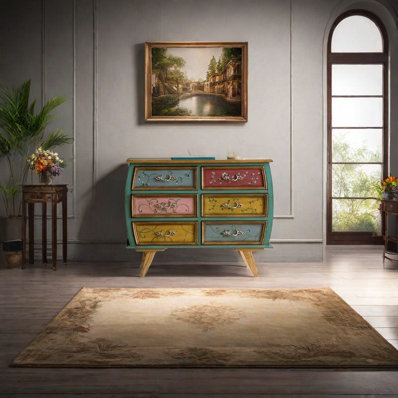Nordic style personality drawer accent chest.