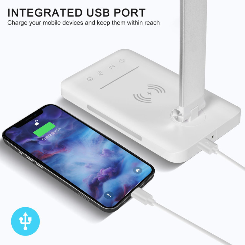 Chayim USB Desk, White