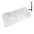 66'' x 34'' Acrylic Soaking Drop-In Bathtub, Drain Included-97545315