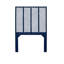 Tête de lit simple Liam et ensemble de table de chevet Olivia - bleu marine-1505205490-1505205494-1505205498