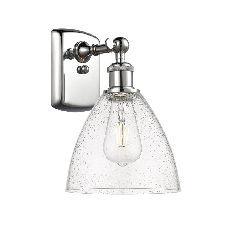 Shauna Armed Sconce, LED, Polished Chrome