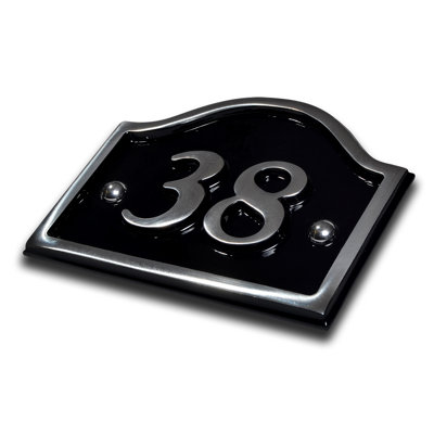 Jaclynn 11.5cm H Reflective Metal House Number