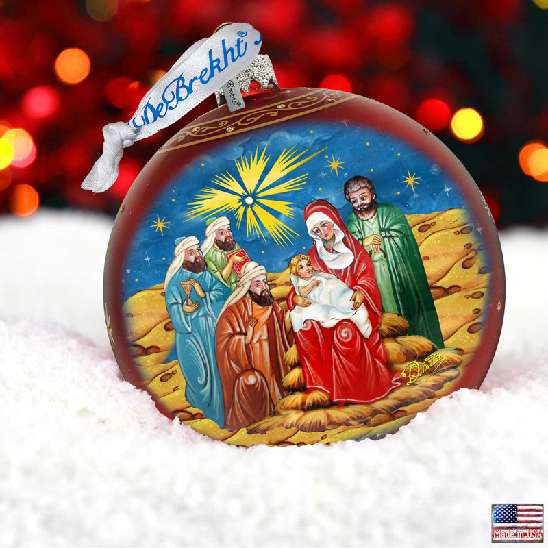 5.5'' Glass Ball Ornament