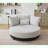 52.75'' Oversized Round Swivel sofa-963571767