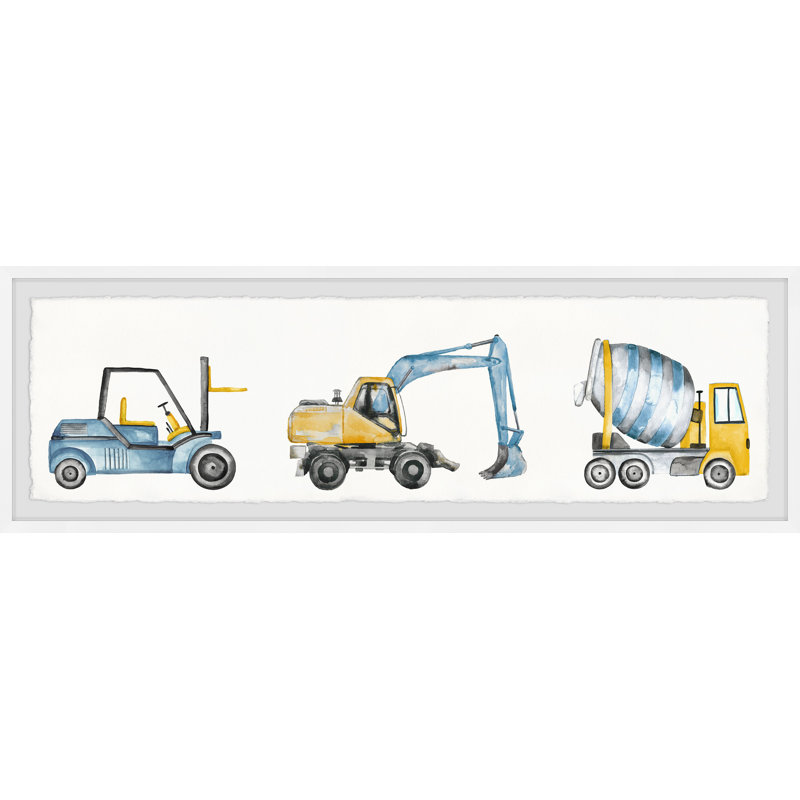 «Ready For Action», reproduction encadrée, H 15 po x l 45 po x P 1,5 po