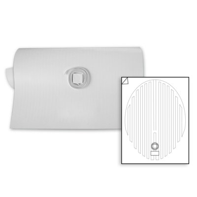 Electric Circular 15" Mirror Defogger