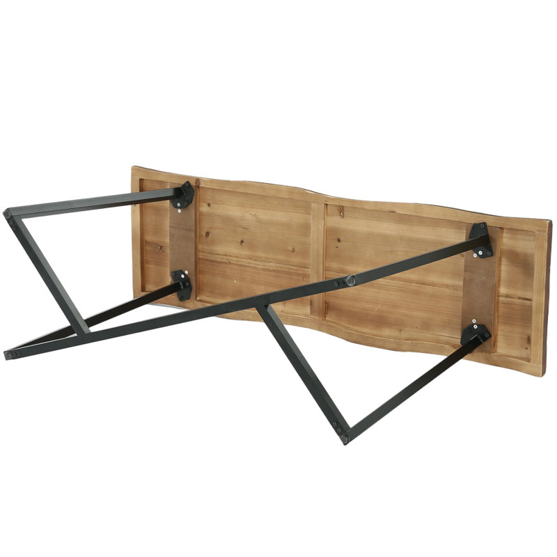 Rectangular Wood Top Dining Table