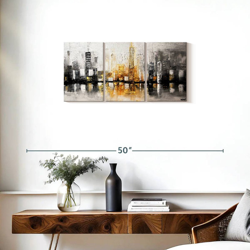 Avery City View I, 15" H x 32" W