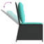 Canapé de patio inclinable Vidaxl