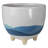 Ceramic Seascape Footed Cachepot