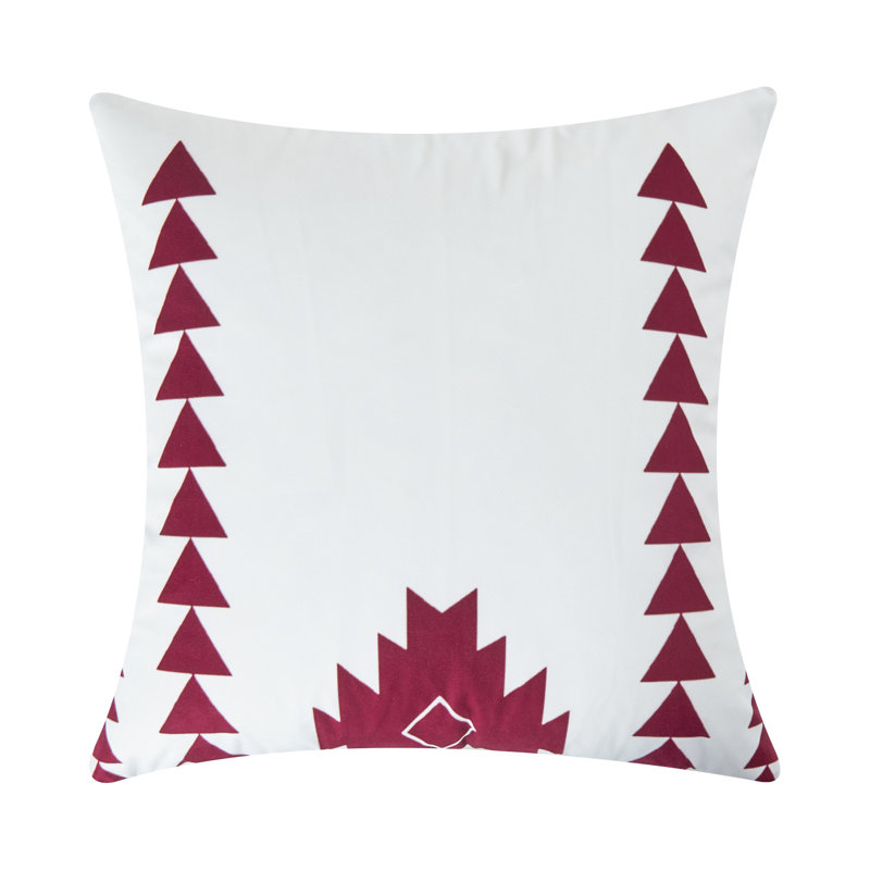 Housse de coussin d'extérieur Lendsey, Bourgogne