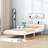 Bed Frame With Built-in USB Port on Shelves Headboard-70137908