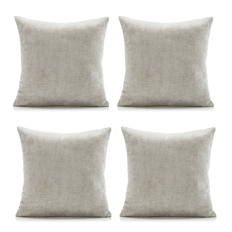 Nickson Square Cushion, Silver
