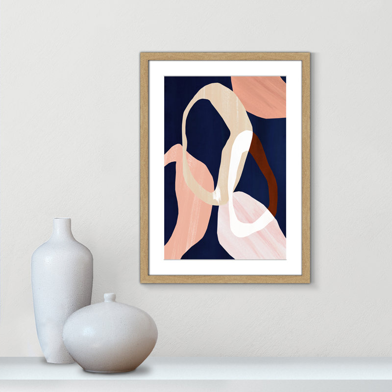 Loop II Print par Violets Print House, L 17 po x H 23 po, Imprimé mat, Naturel