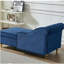 Chaise longue moderne avec revêtement en velours-137203307